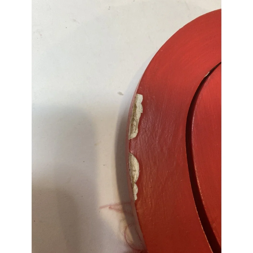 VALENTINE'S DAY HEARTS HANGER Door Wall Art SIGN Hanging Plaque w/feather accent - Picture 5 of 7